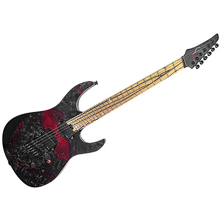 Legator Ninja X 6 String Multi-scale Black Widow + Housse