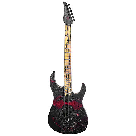Ninja X 6 String Multi-scale Black Widow + Housse Legator