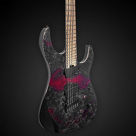 Ninja X 6 String Multi-scale Black Widow + Housse Legator