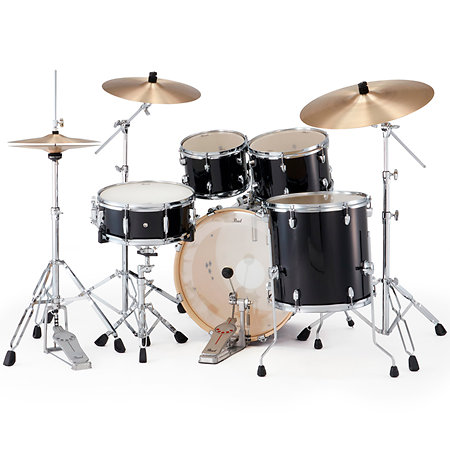 EXX705NNBRC-31 Export 20" 5 fûts Jet Black + Pack HWP-834 + Pack cymbales PX Pearl