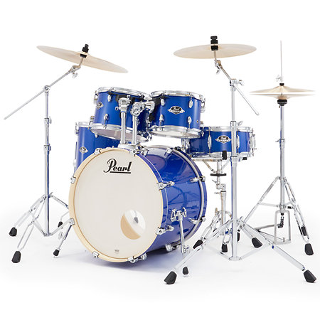EXX705NNBRC-863 Export 20" 5 fûts Midnight Blue + Pack HWP-834 + Pack cymbales PX Pearl