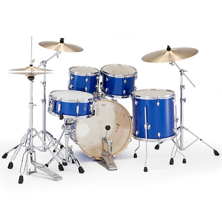 EXX705NNBRC-863 Export 20" 5 fûts Midnight Blue + Pack HWP-834 + Pack cymbales PX Pearl