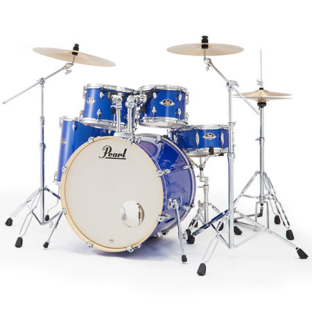 EXX725SNBRC-863 Export 22" 5 fûts Midnight Blue + Pack HWP-834 + Pack cymbales PX Pearl