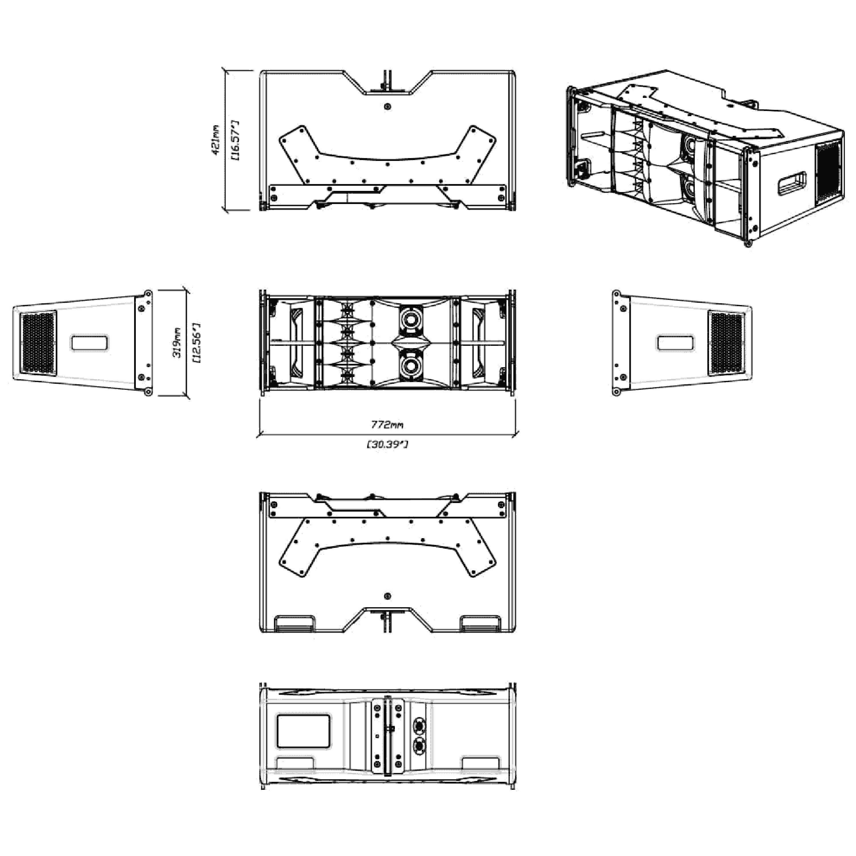 Martin Audio WPC-B Enceinte Ligne source WPC noir - Line Array ...
