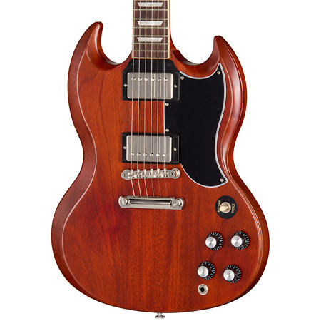 SG Standard 61 Faded Faded Vintage Cherry Satin + Etui Gibson
