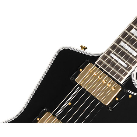 Gibson Explorer Custom Bound Head Veneer Ebony + Etu