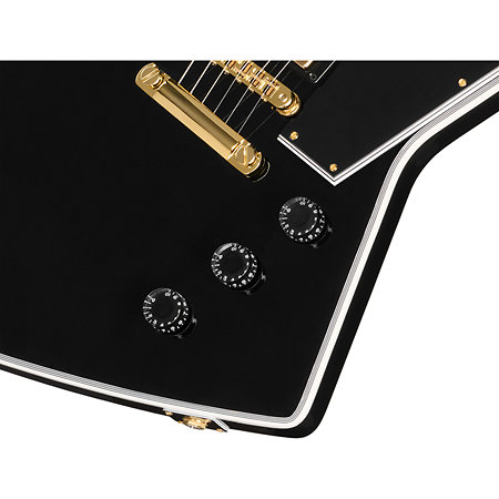 Explorer Custom Bound Head Veneer Ebony + Etu Gibson