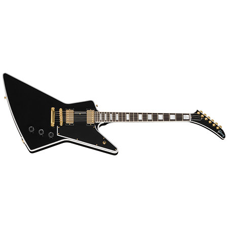 Explorer Custom Bound Head Veneer Ebony + Etu Gibson