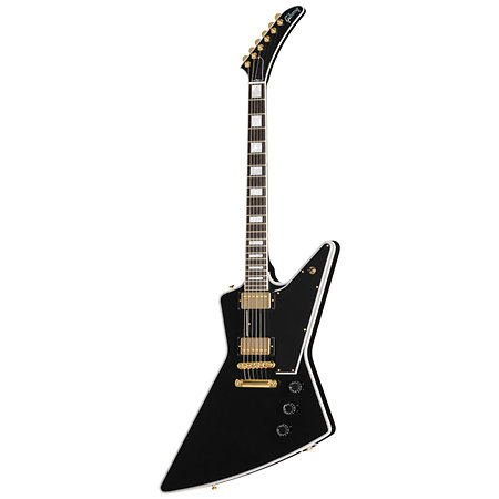 Explorer Custom Bound Head Veneer Ebony + Etu Gibson