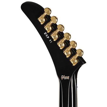 Explorer Custom Bound Head Veneer Ebony + Etu Gibson