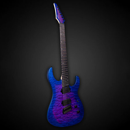 Ninja Super Shred 6-string Multiscale Hyper Nova Blue Legator