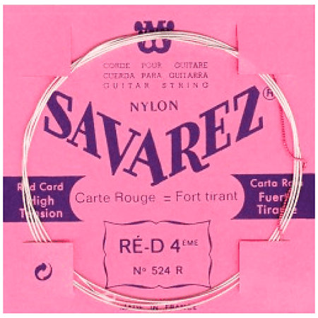 Savarez 524R RE-4 Rouge Nylon Rectifié M/AR