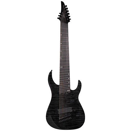 Ninja Super Shred 9-string Multi-scale Black Legator