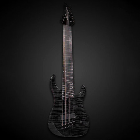 Ninja Super Shred 9-string Multi-scale Black Legator