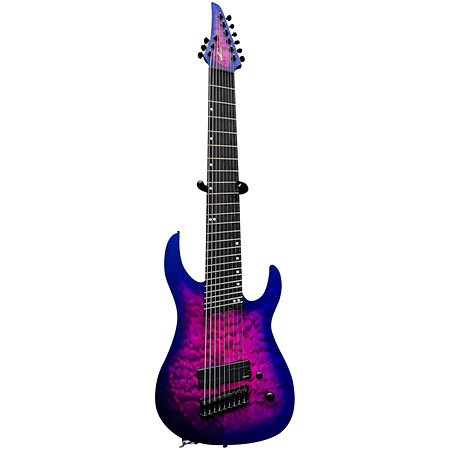 Ninja Super Shred 9-string Multi-scale Hyper Nova Blue Legator