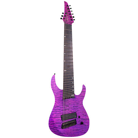 Ninja Super Shred 9-string Multi-scale Purple Legator