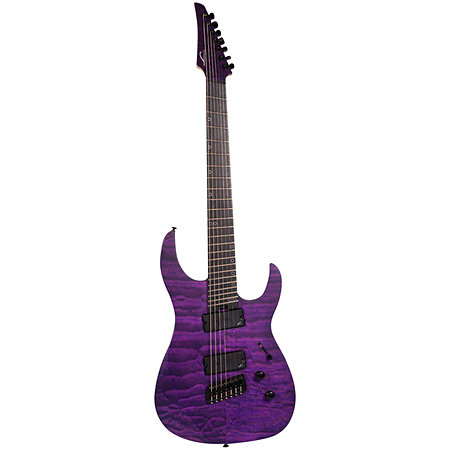Ninja Super Shred 7-string Multi-scale Purple Legator