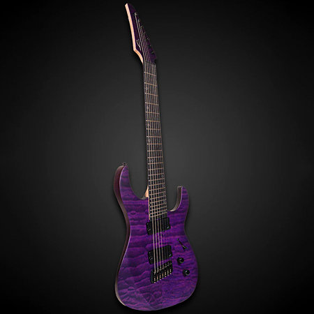 Ninja Super Shred 7-string Multi-scale Purple Legator