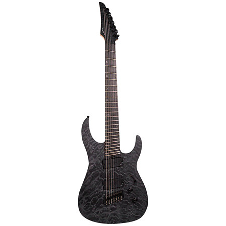Ninja Super Shred 7-string Multi-scale Black Legator