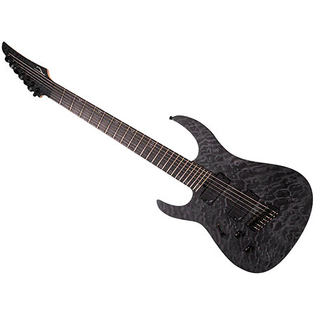 Legator Ninja Super Shred 7-string Lefty Multi-scale Black