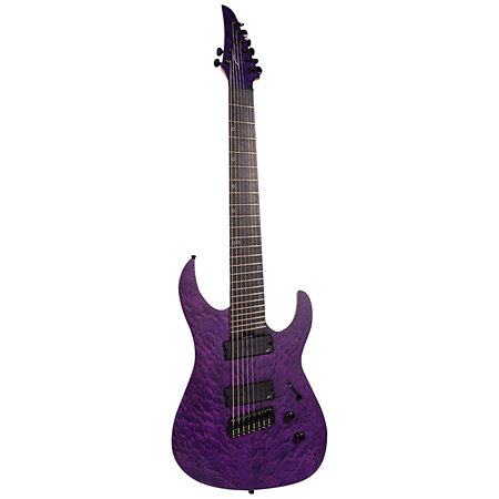 Ninja Super Shred 8-string Multi-scale Purple Legator