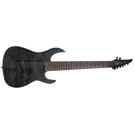 Ninja Super Shred 8-string Multi-scale Black Legator