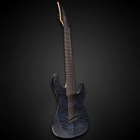 Ninja Super Shred 8-string Multi-scale Black Legator