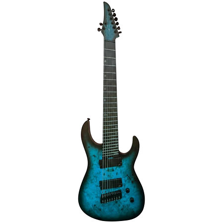 Ninja Super Shred 8-string Multi-scale Dark Sapphire Legator