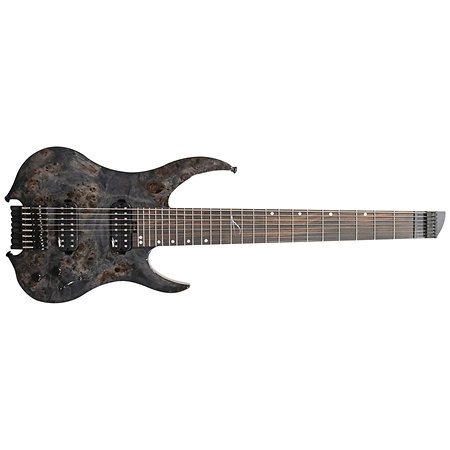 Legator Ghost Super Shred 8 Cordes Std-scale Black