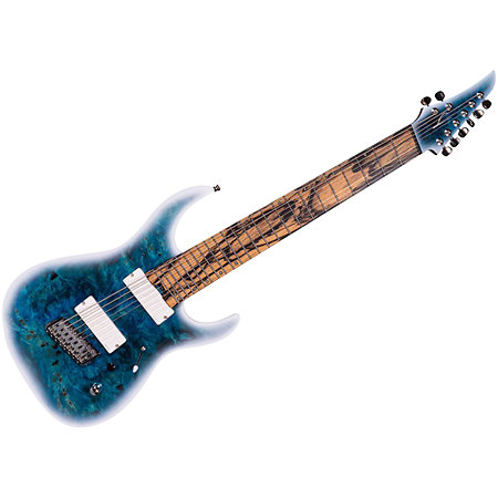 Legator Ninja Overdrive 8-string Multiscale Arctic Burst + Housse