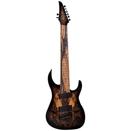 Ninja Overdrive 8-string Multiscale Jupiter Burst + Housse Legator