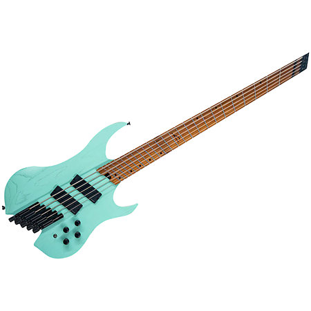 Legator Wraith 5-string Multi-scale Seafoam Green + Housse