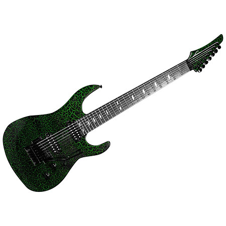Ninja Crackle Series 7-string Std-scale Green Legator