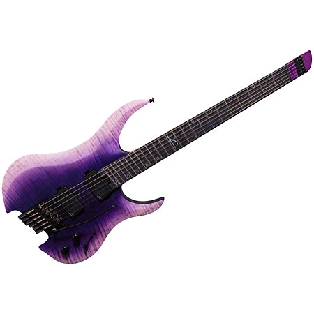 Legator Ghost 6 Cordes Tremolo Multi-scale Purple to Natural