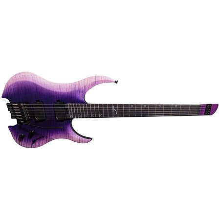 Legator Ghost 6 Cordes Tremolo Multi-scale Purple to Natural