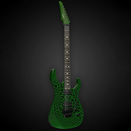 Ninja Crackle Series 6-string Std-scale Green Legator