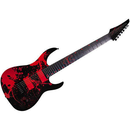 Legator Ninja Custom Slaughter 7-string Std-scale Demolisher Black + Housse