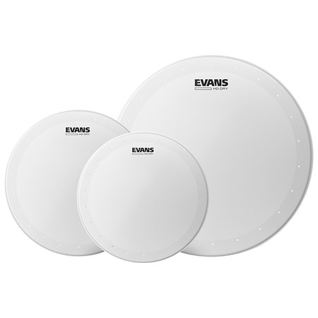 ETP-HDD-F HD Dry Fusion Pack de 3 peaux de frappe pour tom (10/12/14) Evans