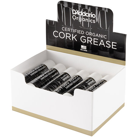 D'Addario ODCRKGR12 Graisse pour liège biologique (boîte de 12)