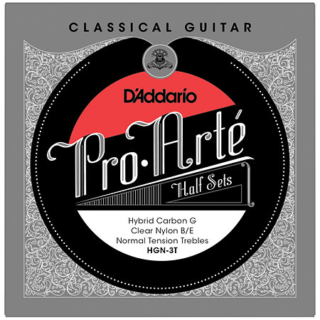 D'Addario HGN-3T Pro-Arté Hybrid Carbon Half Sets