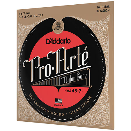 D'Addario EJ45-7 Pro-Arté Normal Tension