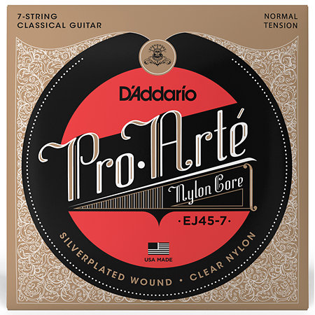 D'Addario EJ45-7 Pro-Arté Normal Tension