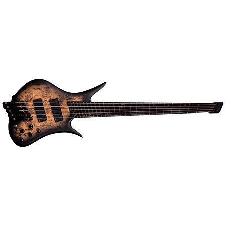 Legator Titan Headless 5-String Multiscale Satin Jupiter Burst + Housse