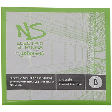 NS Design FW616 Corde Low B jeu FW610 filées plat électrique