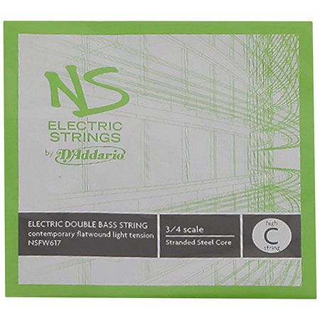 NS Design FW617 Corde High C jeu FW610 filées plat électrique