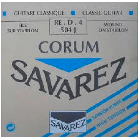 Savarez 504J Filé Métal Argenté 4e Blue