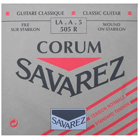 Savarez 505R Filé Métal Argenté 5e Red
