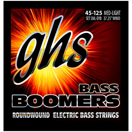 GHS 5ML-DYB Bass Boomers Medium Light 45-125