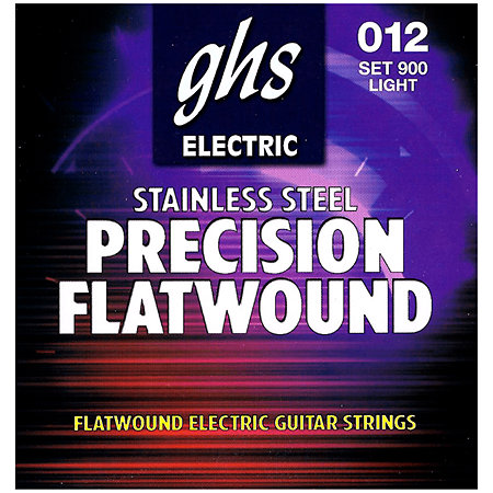 GHS 900 Precision Flatwounds Light 12-50