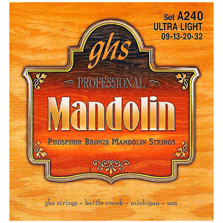 GHS A240 Professional Mandolin Ultra Light 09-32